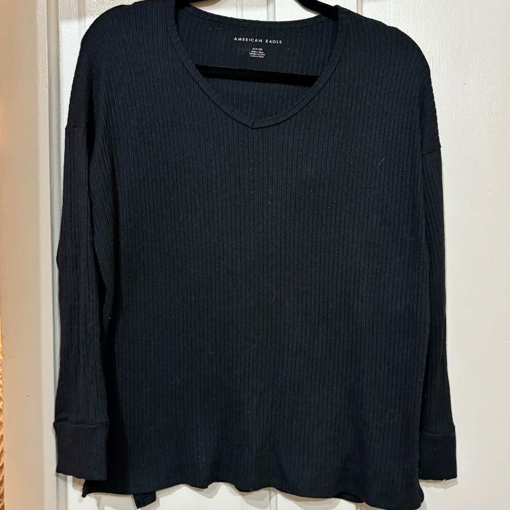 American Eagle Black long sleeve top